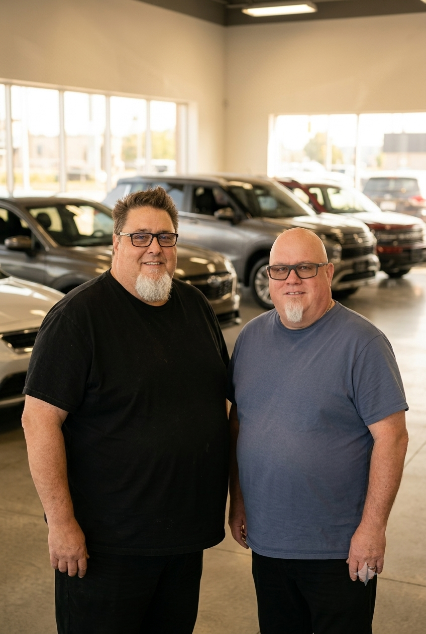 Derek and Cam, the owners