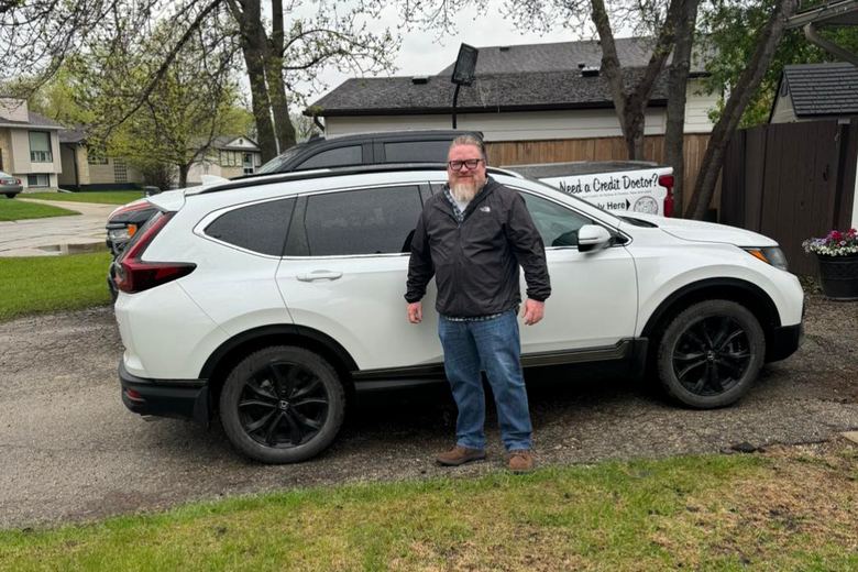 Colin, Honda CR-V, at delivery